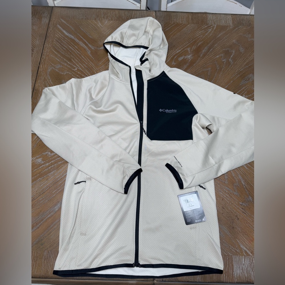 COLUMBIA Men Size S Triple Canyon™ Grid Fleece Hooded FZ II